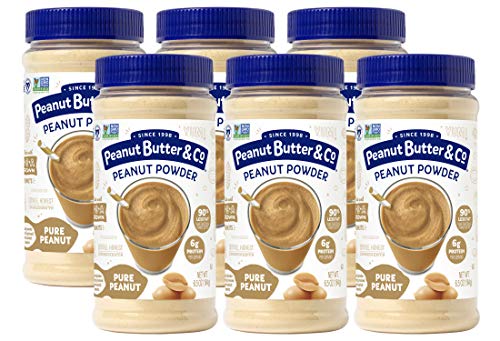 Peanut Butter & Co. Pure Peanut Powder, Non-Gmo Project Verified, Gluten Free, Vegan, 6.5 Ounce Jars, Pack Of 6 #TOP19