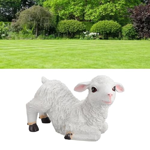Ornement de mouton en résine Rengue idée cadeau design délicat