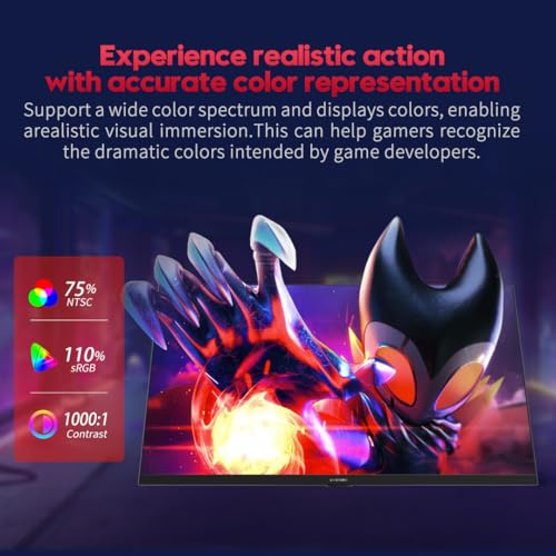 Image of Viewedge Gaming Monitor 27 inch 240Hz 1ms FHD (1920x1080p) Computer Monitor, 110% sRGB HDR10 HDMI x 2 & DP x 2 Port, Built-in Speakers, Support Freesync and Wall Mount