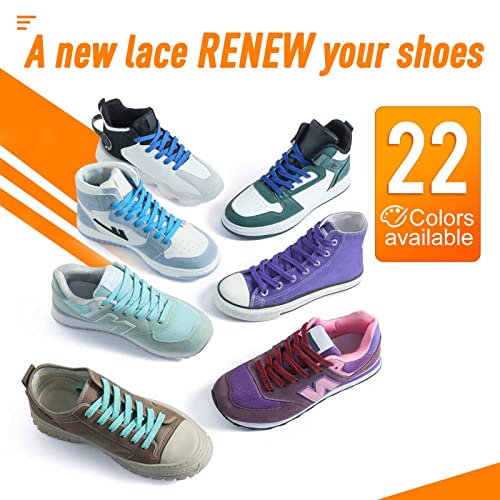 Image of VSUDO 2 Pairs Double Layer Flat Sneaker Shoe Lace, Flat Shoelace /Shoe String