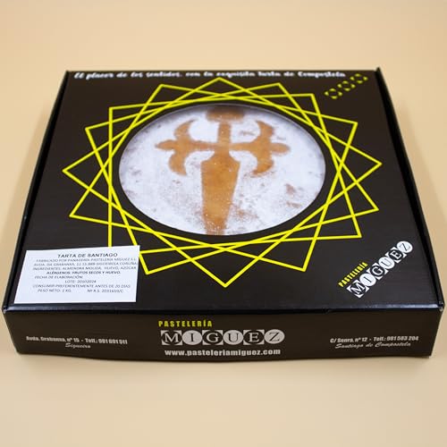 Tarta de Almendra de Santiago 1kg - Dulce gallego -