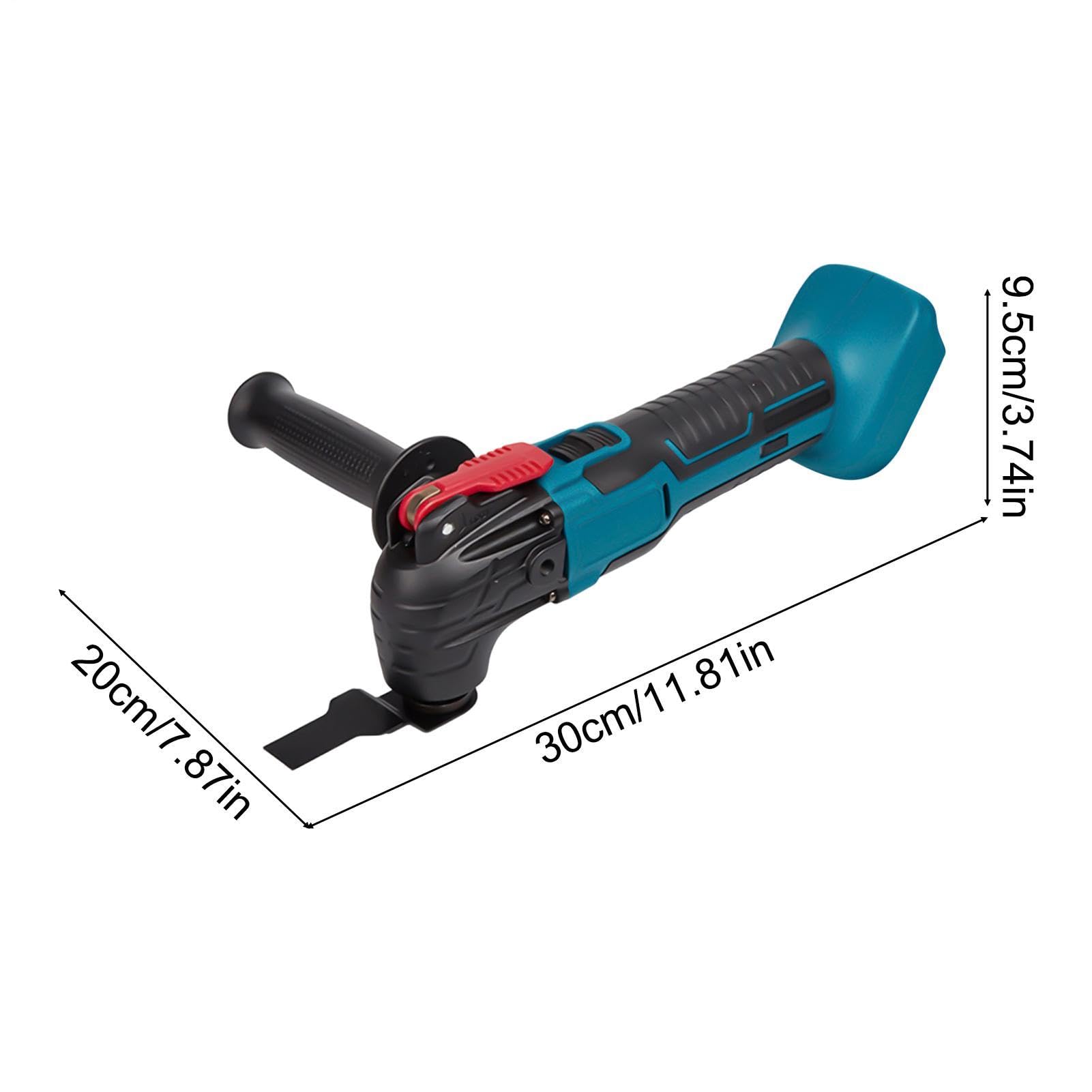 Smerigliatrice Angolare Utensile Oscillante Per Intaglio A Batteria | Smerigliatrice Angolare Taglio Metalli Per Uso Domestico Officina Garage Edilizia Falegnameria Lavorazione Metalli Esterno