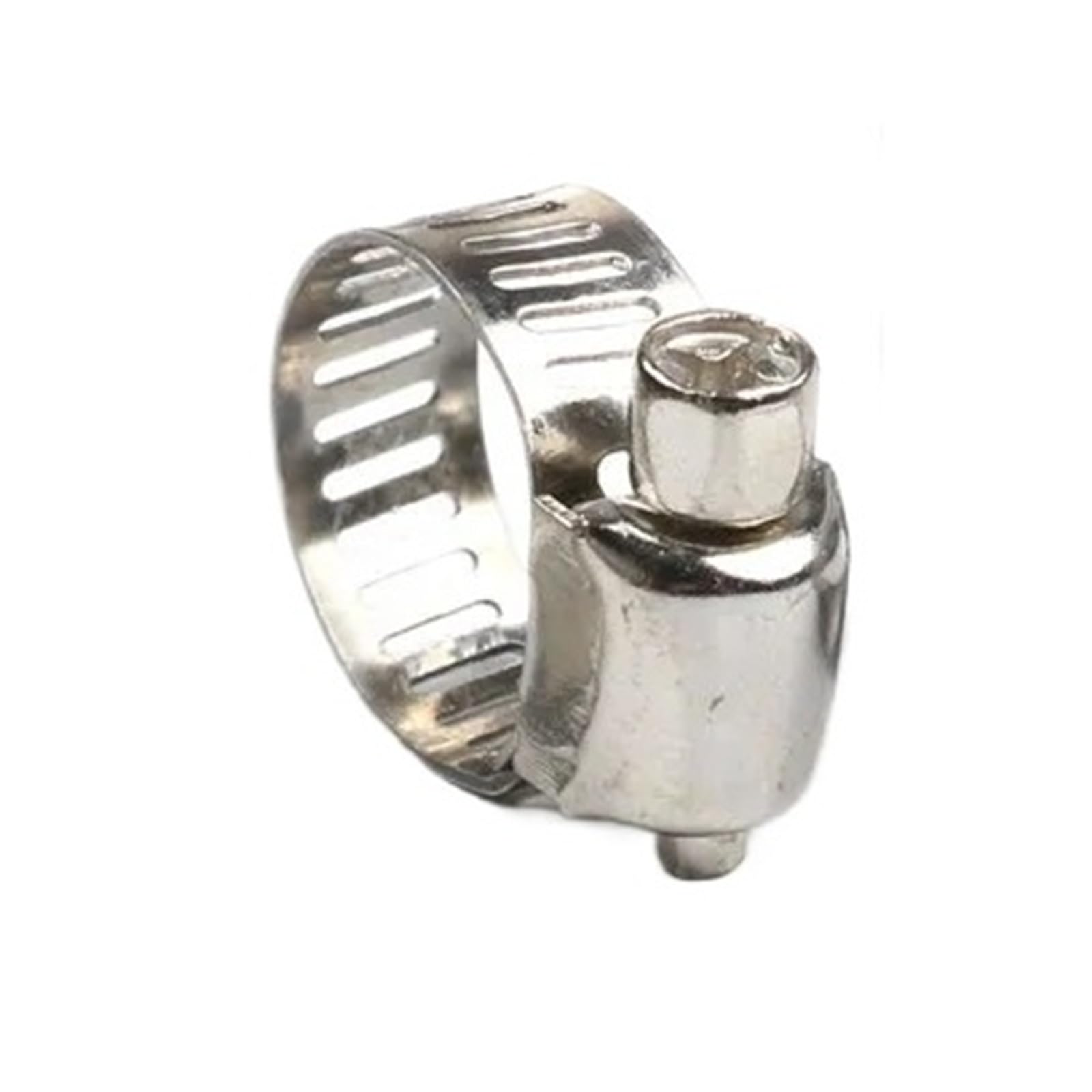 Hqycl One Color 8-32Mm Pipe Clamps Stainless Steel Hose Clips Fuel Hose Pipe Clamps Worm Drive Anti-Oxidation(21-38Mm)