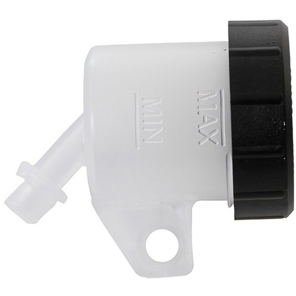 Brembo 10444650 - Serbatoio liquido per freni a 45°, colore: Bianco/Nero