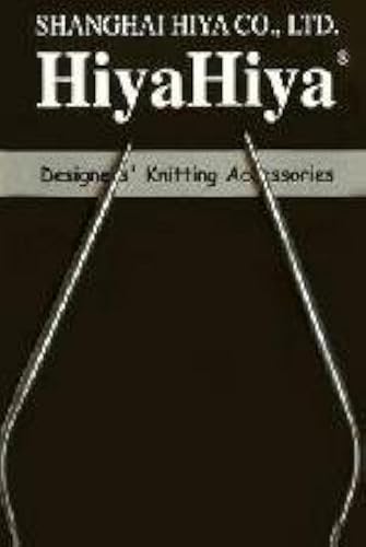 HiyaHiya - Agujas de tejer circulares de acero inoxidable de 12 pulgadas (11.8 in) - Tamaño 6  0.157 in