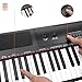 Amazon Basics Electric Keyboard with 88-Keys, Semi-Weighted Digital Piano with Sustain Pedal, Power Supply, 2 Speakers, Lesson Mode, Black