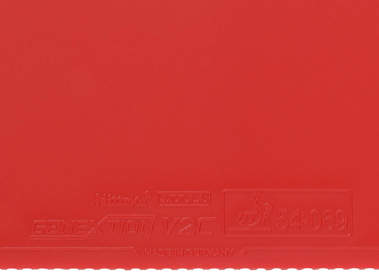 Nittaku NR-8787 Table Tennis Rubber Genextion V2C Red Extra Thick