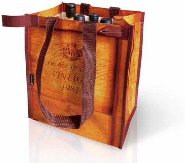 Vin Bouquet FIA 050 6 Bottles bag. Vintage Bag transports up to 6 bottles