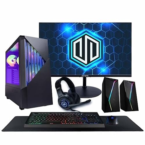 Periphio ���_�Q�[�~���OPC�AAMD Ryzen 5 5600GT �ő�4.6GHz Radeon Vega 7�O���t�B�b�N�X�A16GB RAM�A1TB NVMe SSD�AWiFi�AWindows 11�f�X�N�g�b�v�R���s���[�^�[�A�u���b�N�A1080
