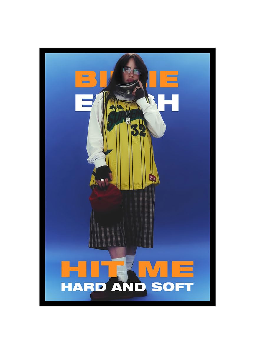 Billie Eilish Posters Hit Me Soft And Hard Music Album Cover