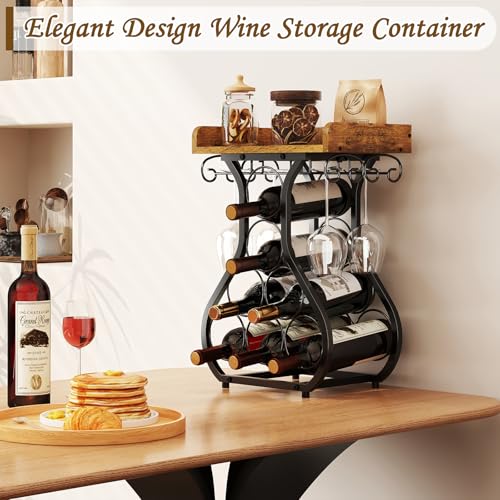 Soporte para botellas de vino X-cosrack de mesa pequeño miniatura 2