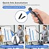 Clicker Presentation with Stylus Pen for Touch Screen، Clicker for Powerpoint Presentations، Computer Wireless Presenter Powerpoint Clicker with Laser Pointer for Presentations Remote Smartboard
