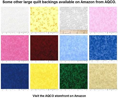 Quilt Backing, Large, Seamless, from AQCO, Dark Pink, 108"x108"