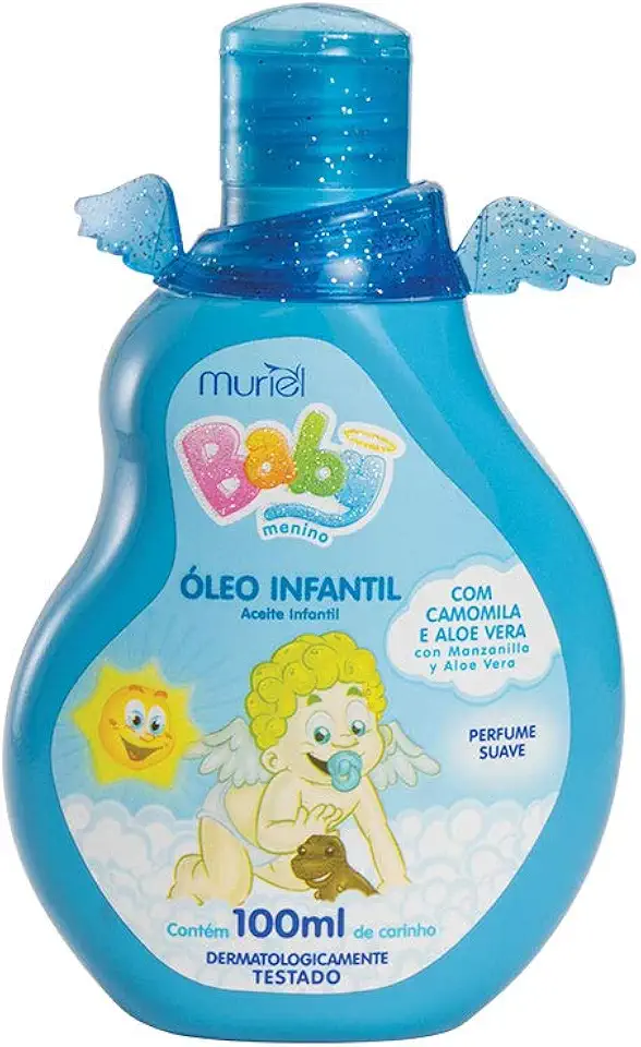 Óleo Corporal Baby Menino, , 100 Ml, Muriel