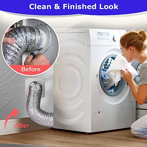 Compare Dryer Vent Hose Connector Kit, Dryer Vent Wall Plate with Hose