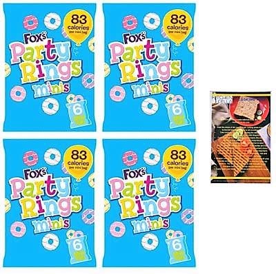 Party Rings x24 Mini Packs In Total and Kitchenfella 'Cooking Tips' Postcard