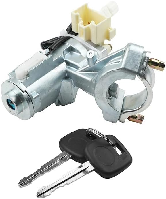 Car Accessories Ignition Lock Cylinder Assembly with 2 Keys Compatible with 1998-2001 Compatible with Toyota Compatible with Corolla 45020-12-11 450201211