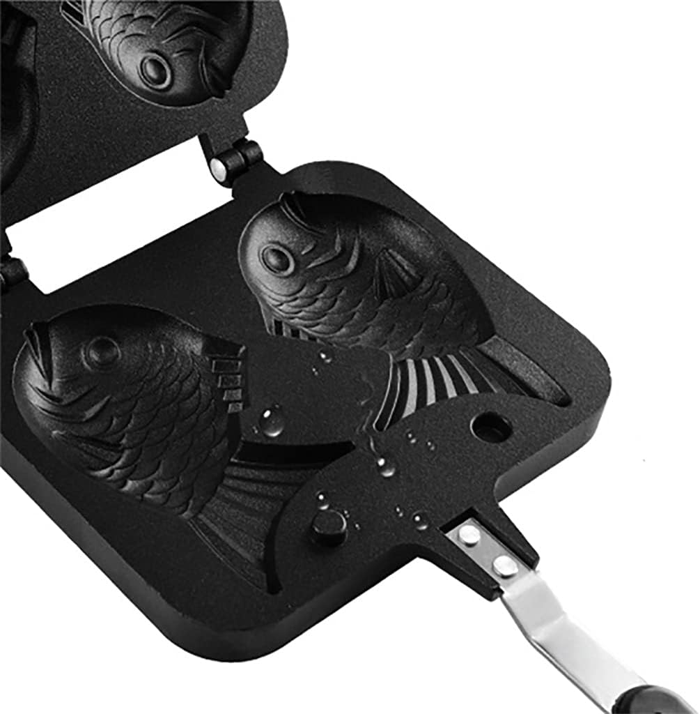 Fish-Shaped Bakeware Waffle Pan Maker Pancake Stainless Steel Frypan Home Cake Tools