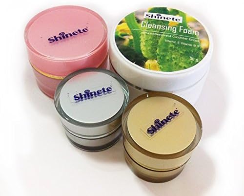 3 Sets X Result Within7days. Shinete' Baby Face Cream 4 in 1 Set. The Best Natural Cosmeceutical in Asia. Suitable for Every Skin Types. See Result in 15 Days. All the Dark Spot, Scar and Melasma Decrease Significantly.