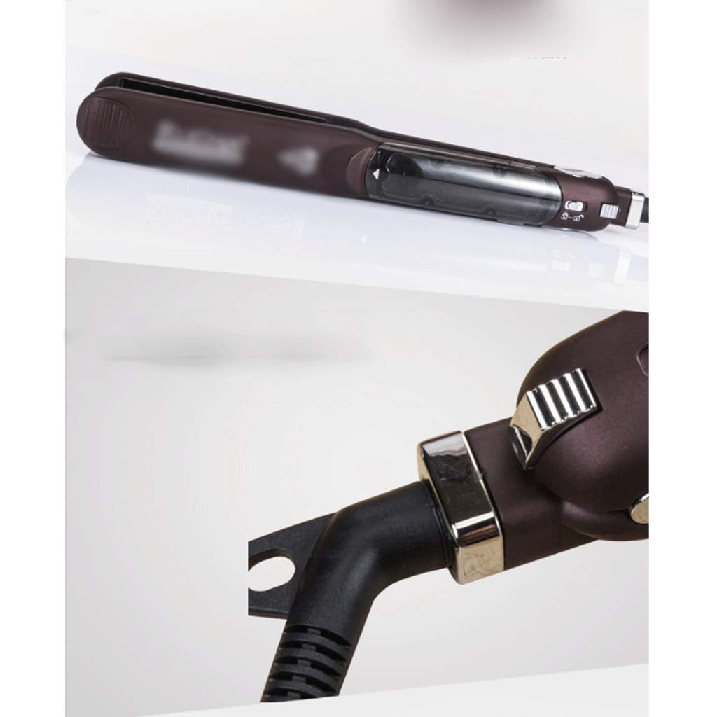 Hair Curling Iron,Ceramic Tourmaline Curler Straightener Plywood Board Care Styling Tools