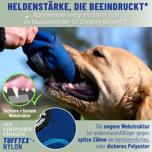 GIZZY® DAS ORIGINAL I Futterdummy Hunde I Robuster Hunde Futterbeutel für alle Rassen I Dummy Hundetraining mit Leckerlies - Die Erziehungshilfe für Hunde I Futterbeutel Hundetraining - Hunde Zubehör