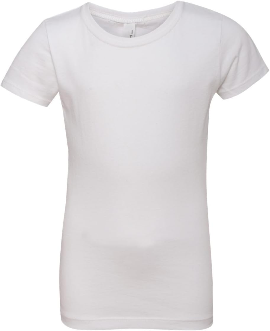 Girls T-Shirts Crew Neck 100% Soft Cotton Short Shirts Tees Assorted Colors