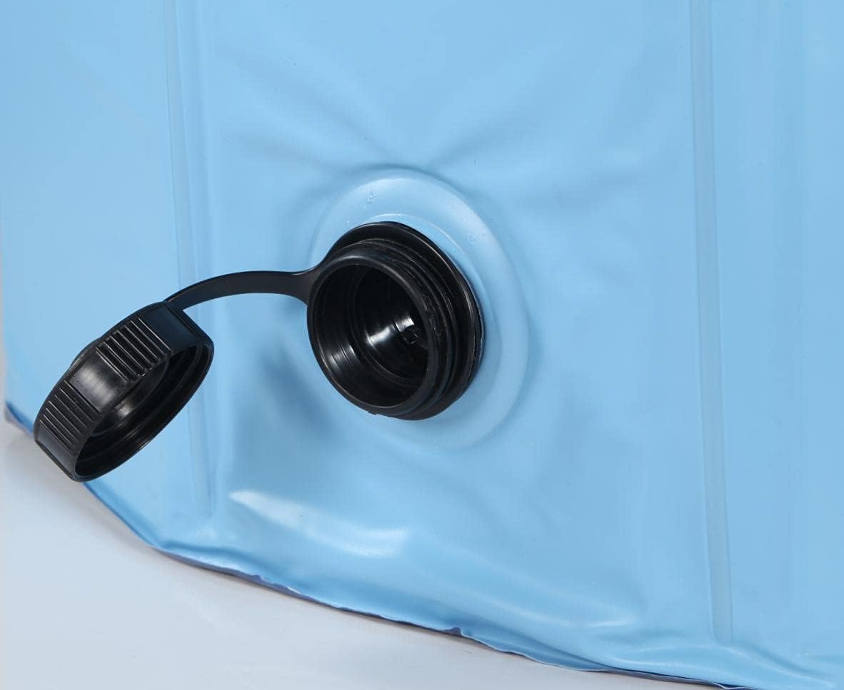 TantivyBo Pool Cap Replacement for Foldable Dog Pool Kiddie Pool, Fit for 32 Inch to 63 Inch Diameter Dog Bath Tub (Black, General Size)
