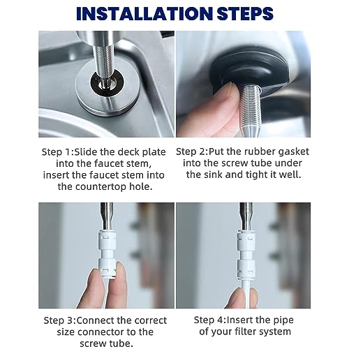 Image of Shapure Premium 304 Grade Steel Faucet for RO Water Purifier | 100% Lead-Free | Enhance Your Water Filtration Experience (Faucet SS304)