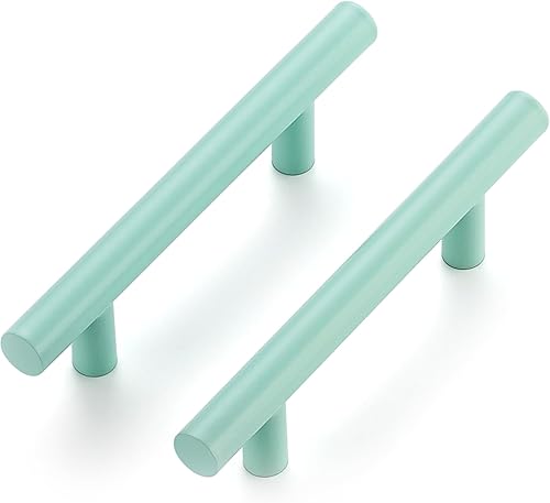 Miniatura 26 de Ravinte - 30 manijas de acero inoxidable para armario de cocina, 5 pulgadas de largo, agujero de 3 pulgadas, rosado