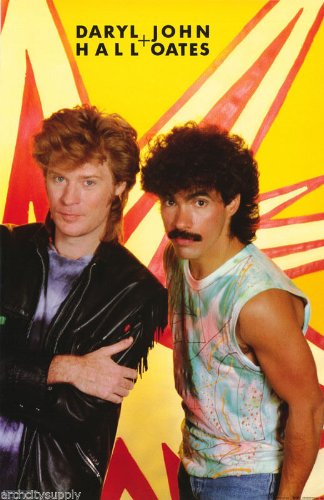 Daryl Hall And John Oates Poster Vintage