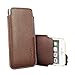 iPhone 8 iPhone 7 IPhone 6 6S 4.7 Sleeve , [ Minimalism ] Elastic Pull Strap , Synthetic Leather Protective Sleeve Pouch Cover Case , Professional Executive Case Design . - Brown