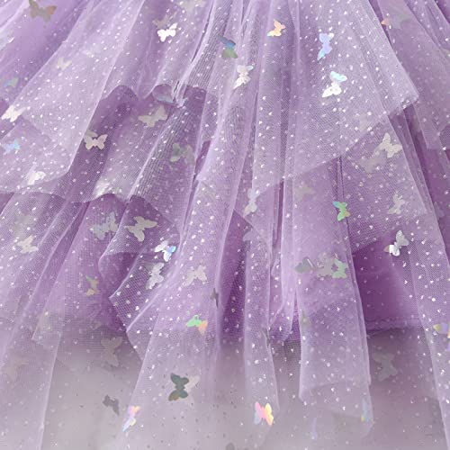 Dxton Kids Baby Girls Tutu Toddler Rainbow Flower Tulle Skirt Sk212 4T #TOP2