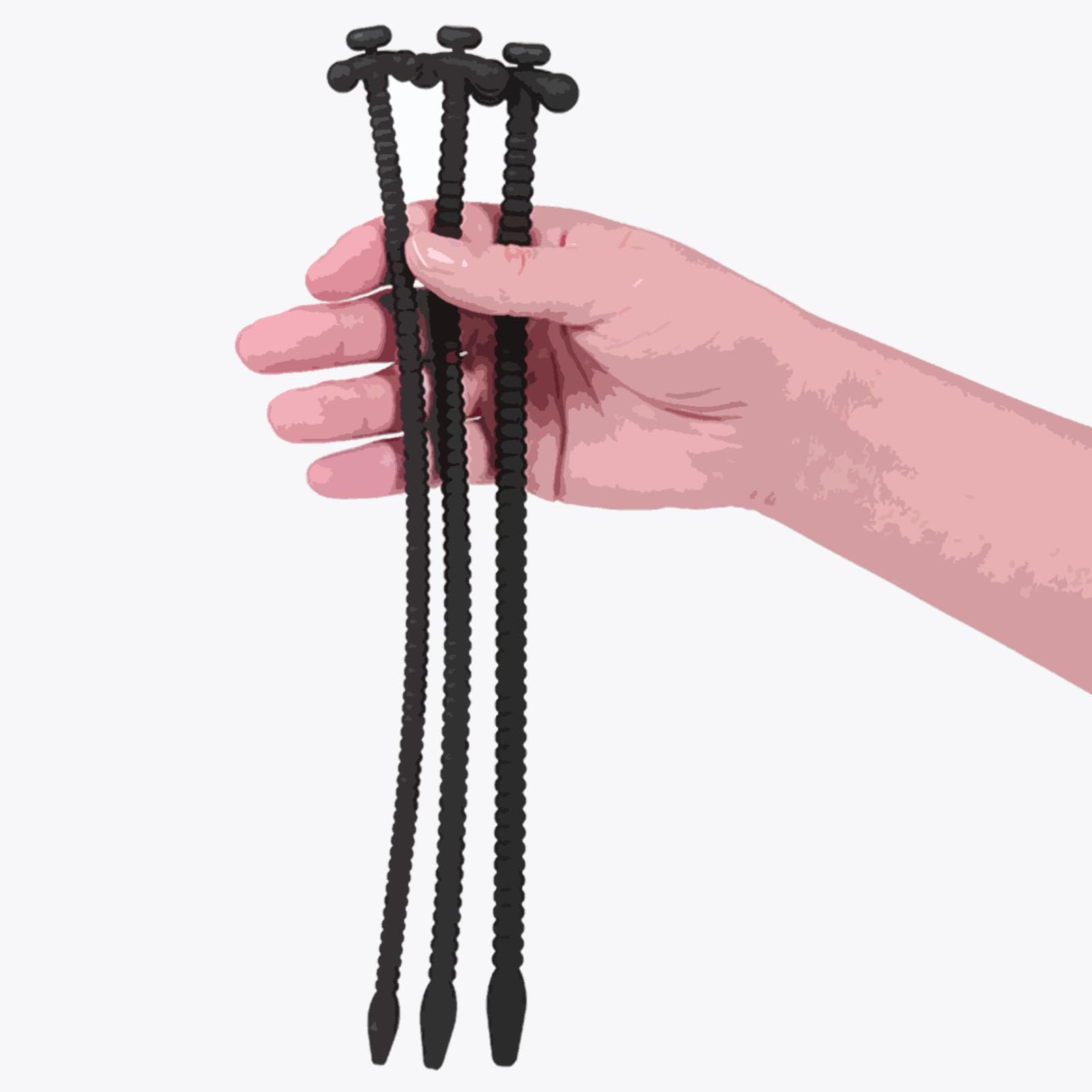 Tubo fitness maschile con rivestimento rimovibile, lungo tubo per esercizi per urinare facilmente -ITHB12 (A:Diametro del tubo: 6 mm)
