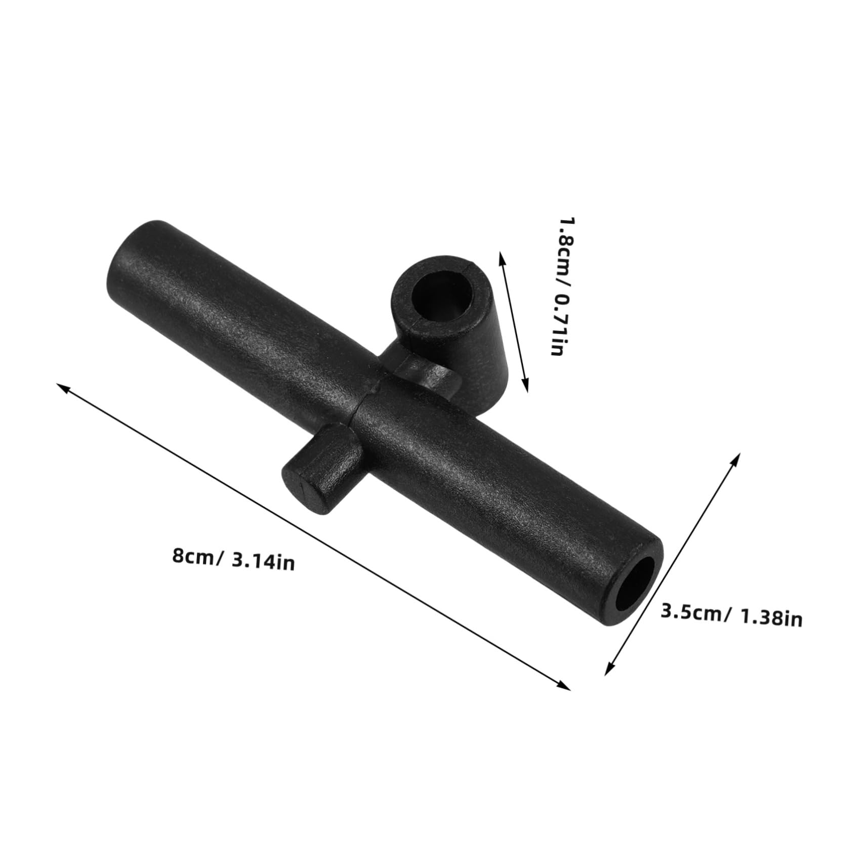Sosoport 1 Set Kite Plastic Frame Kit Connectors Support Rods for Sport Kites Angled Straight Tee Connectors for Enhanced Stability Versatile Replacement Parts