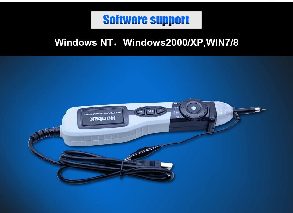 Hantek Pen type Mini Oscilloscope Hantek PSO2020 Digital Oscilloscope Pen type USB 1 Channel Portable Storage Oscilloscope 96MSa/s 20MHz Bandwidth