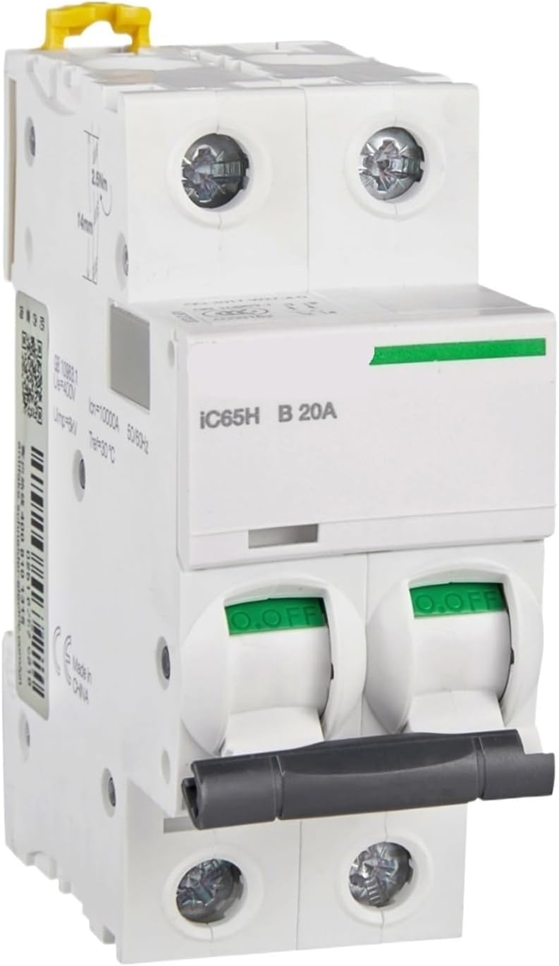 IC65H 2P B20A A9F27220 2P | 20A | B | 10KA IC65 Miniature Circuit Breaker