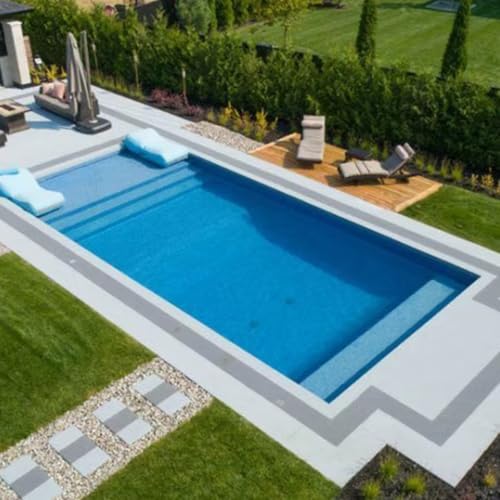 Fábrica cascada en el suelo, casa, jardín, familia, mosaico, fibra de vidrio, prefabricada, piscina al aire libre