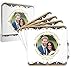 Royal Heritage - Designed in England LP18078 Commemorative Coaster Set, White