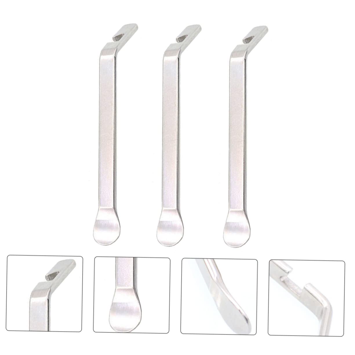 VICASKY 3Pcs Steel Bike Tire Lever Set Durable Tire Changing Tools for Easy Tire Repairs Essential Cycling Repair Accessories