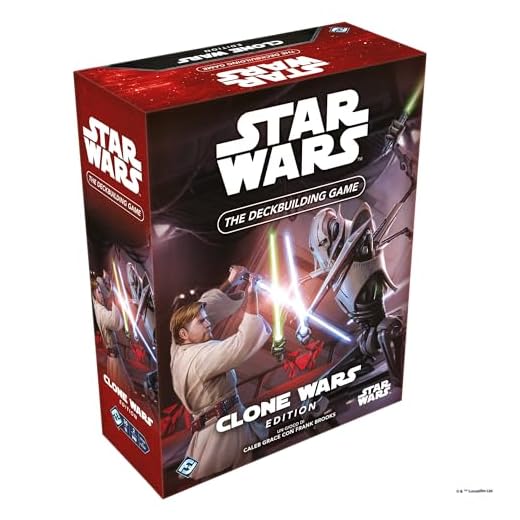 Asmodee - Star Wars: The Deckbuilding Game - Clone Wars, Espansione Gioco di Carte per 2 Giocatori, 12+ Anni, Edizione in Italiano