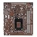 LGA 1150 Gaming Motherboard, SATA3.0 4 USB2.0 DDR3 1600MHz M.2 NVMe NGFF 6Gb per s PCIe X16 RJ45 100Mbps LAN Micro ATX Motherboard for Core I3 I5 I7 for Xeon E3 V3