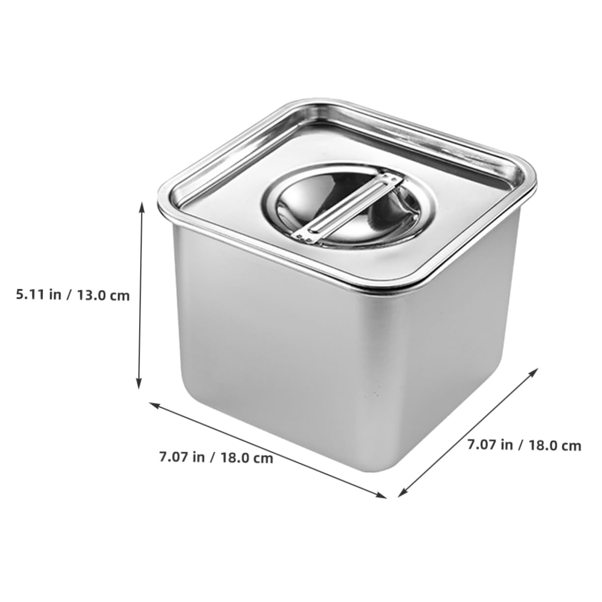 SOLUSTRE 2-Pack Stainless Steel Buffet Trays Lid Steam Table Food Pans for Buffets Kitchens Food Serving