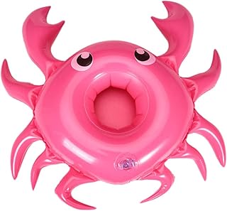 ABOOFAN Brinquedos De Brinquedo De Lagosta Infláveis 3 Pçs Piscina De Lagosta Flutuante Inflável Caranguejos Copos De Bebida Porta-Copos De Caranguejo Porta-Copos Flutuantes Porta-Copos