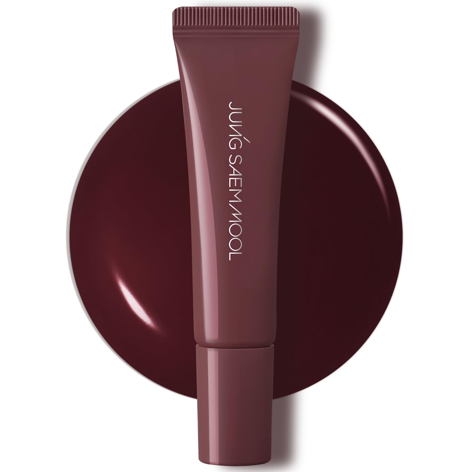 JUNG SAEM MOOL LIP-PRESSION Metal Serum Gloss | Hydrating Tinted Lip Balm with a Hygiene Precision Metal Applicator & Serum Infused Ingredients, Korean Lip Plumper Gloss (Boba Noir)