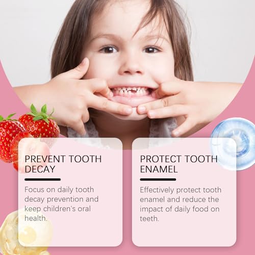 Natural Probiotic Hydroxylapatit Zahnpasta für Kids, Kinder Hydroxyapatite Toothpaste Mit Fruchtiger Erdbeere, Geeignet füR Erwachsene & Kinder Hilft Bei Empfindlichen ZäHnen (2) – Bild 6