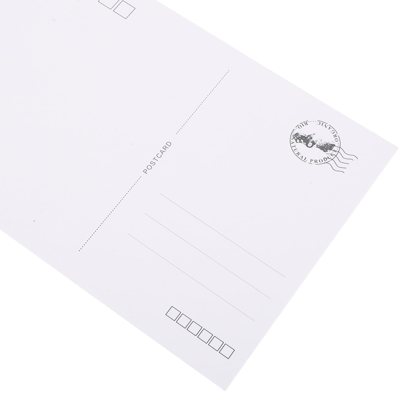 120 Leere Postkarten 4x6 Zoll Weißes Kartonpapier zum Schreiben