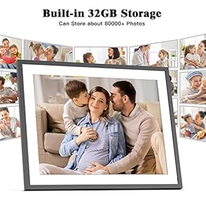 Largedigitalphotoframe32gbelectronicphotoframe17inchdualwificloudframefhdtouchscreenfullfunctionautorotatesharephotosvideoviaappemailfreecloudgiftforgrandparents Urban Country Home Decor Large digital photo frame 32gb electronic photo frame 17 inch dual wifi cloud frame fhd touch screen full function auto rotate share photos video via app email free cloud gift for grandparents urban country home decor