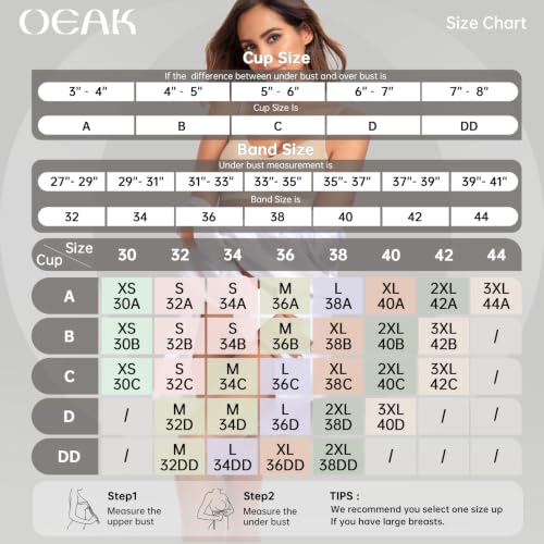 Image of OEAK Womens Wireless Jelly Bras Comfortable Push Up Bra No Underwire Gel Bra Full Support Lift Everyday Seamless Tshirt Bras