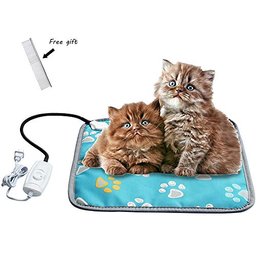 EACHON Heating Pad for Dogs Cats Electric Heated Pet Beds Warming Pet Mats