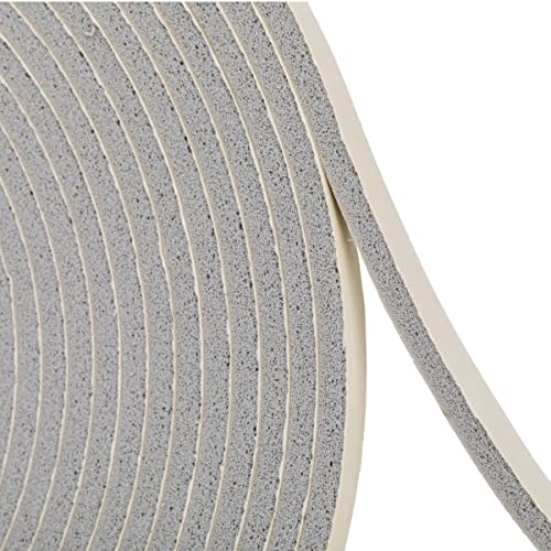 Duck Brand Self Adhesive Foam Weatherstrip Seal for Small Gaps, 3/8-Inch x 3/16-Inch x 30-Feet, 2 Rolls, 284427,White